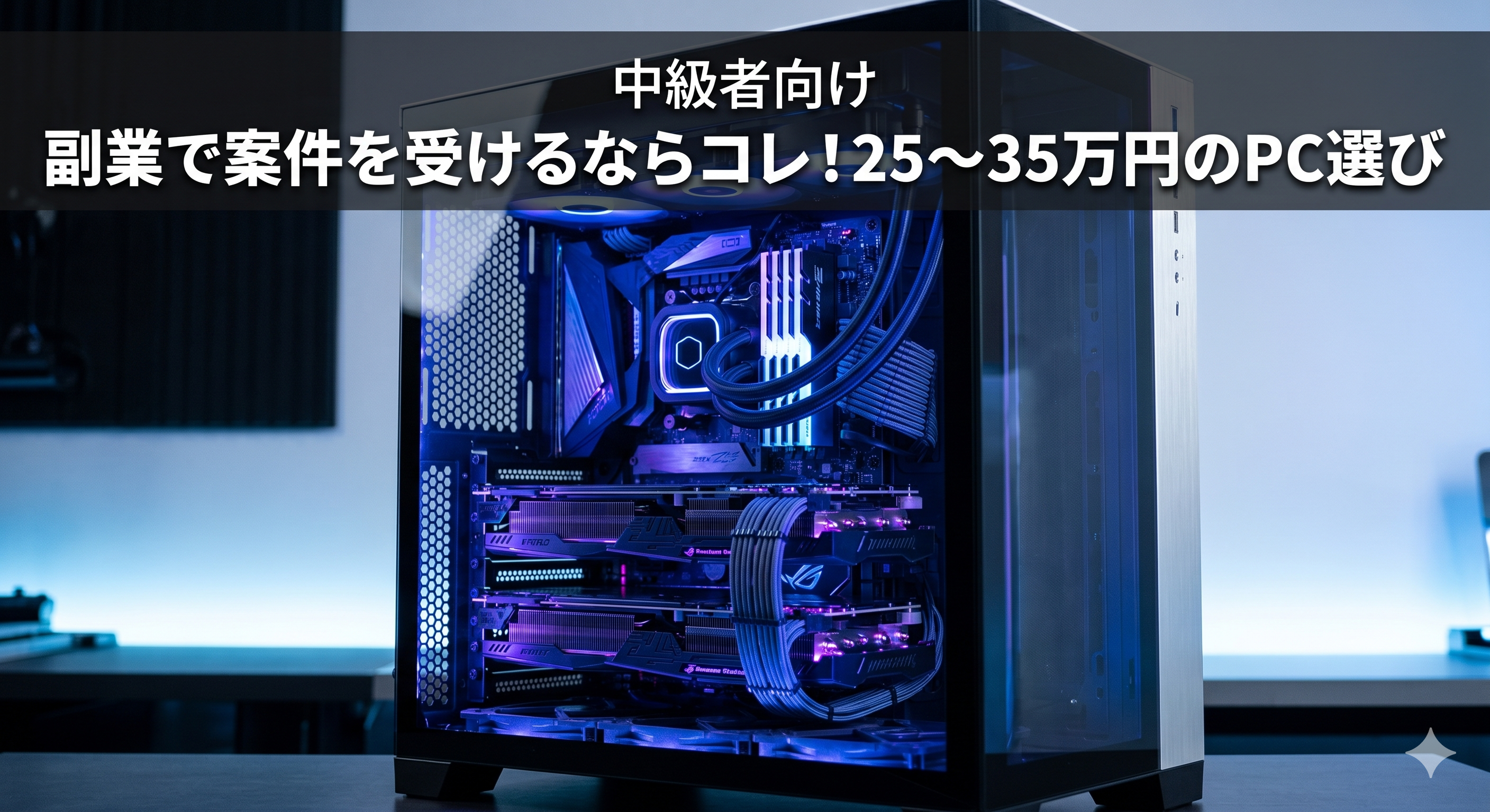 中級者向け：副業で案件を受けるなら25〜35万円のPC選び